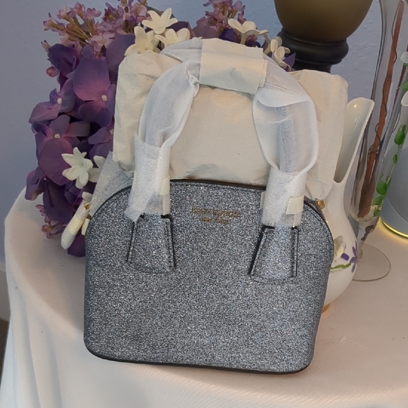 Kate Spade Silver Handbag - Picture 2 of 10